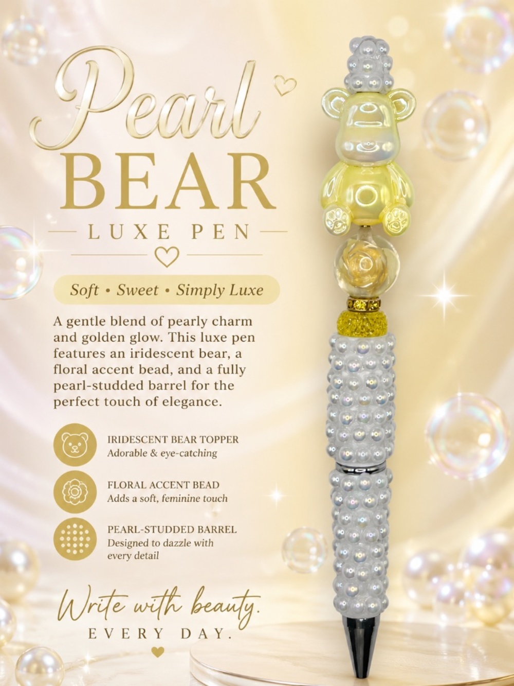 Yellow Sunshine Bear Pen